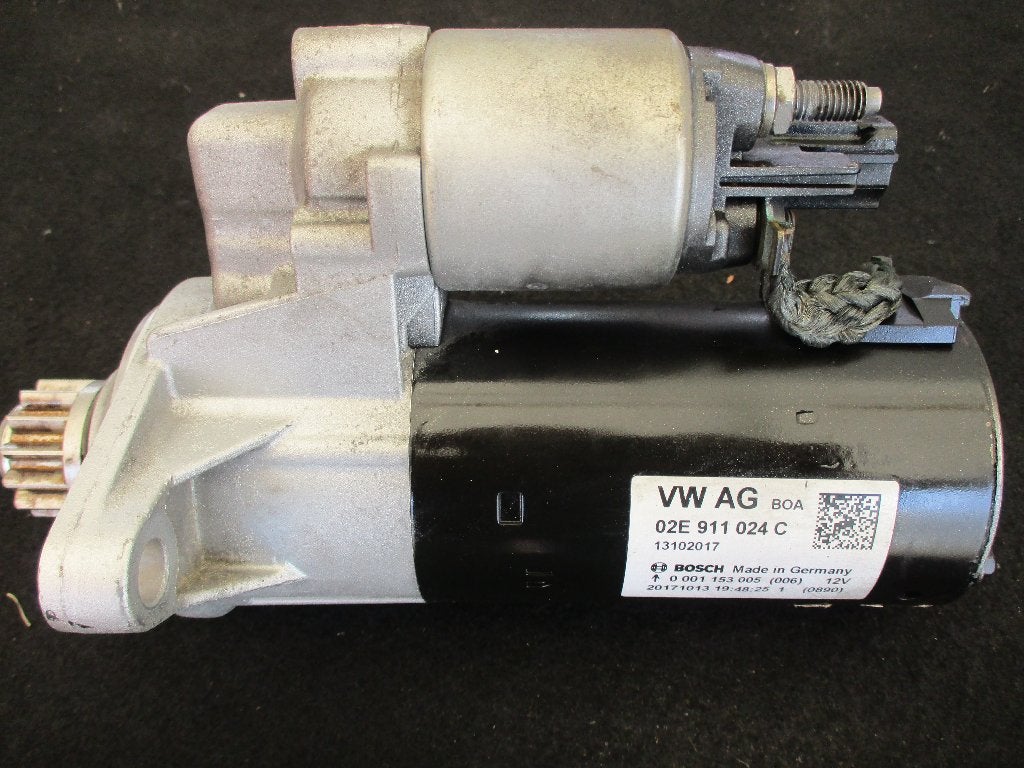Startmotor Bosch 02E 911 024 C VW Audi Skoda Seat Nieuwstaat, Ophalen of Verzenden, Nieuw, Audi