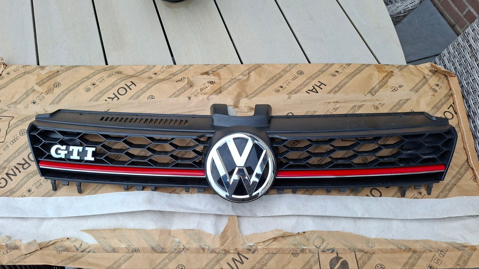 Golf 7 Pre-facelift GTI Grill Compleet (2012-2017), Ophalen, Gebruikt, Bumper, Volkswagen