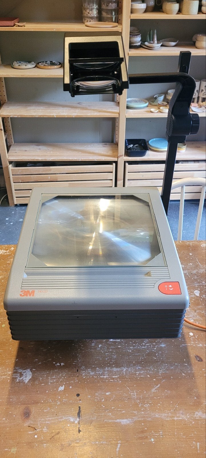 Overhead projector 3M 9050, Ophalen