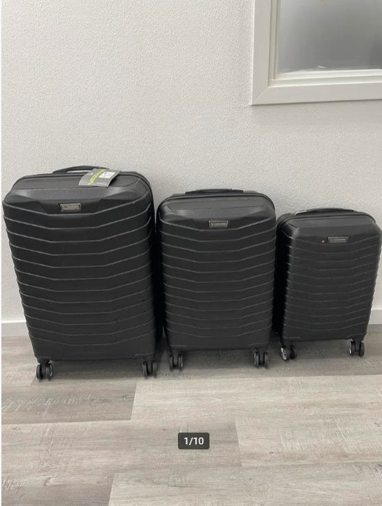 Nieuwe Set van 3 Optimum Komfort Series Koffers, Ophalen, Hard kunststof, 70 cm of meer, 55 cm of meer