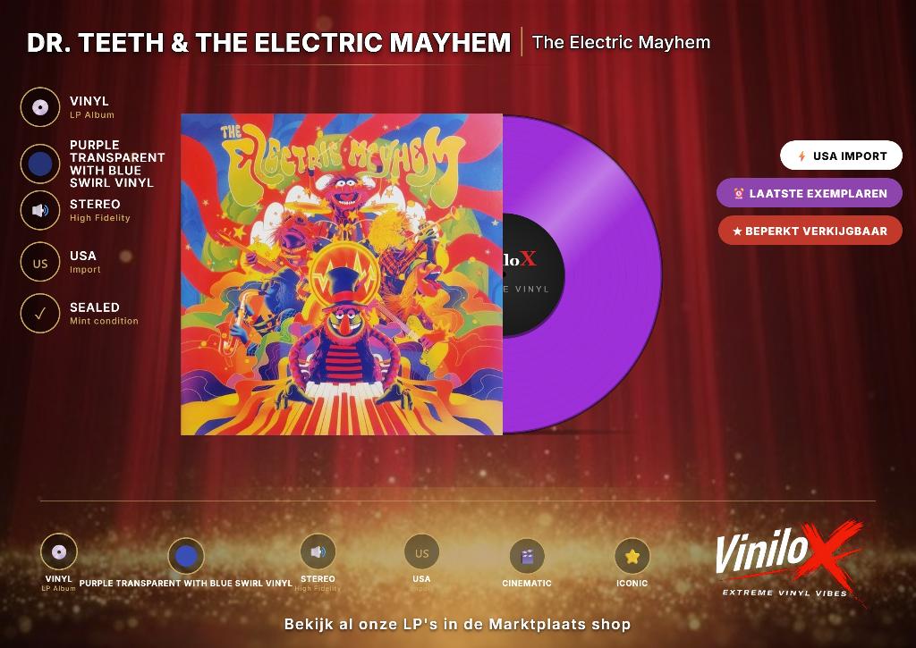 Dr. Teeth & The Electric Mayhem – The Electric Mayhem | LP…, Geseald, Ophalen of Verzenden, Nieuw in verpakking, 12 inch