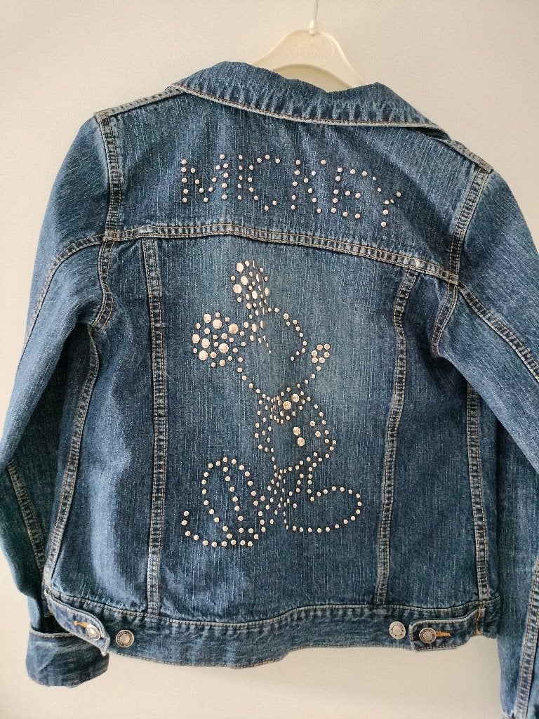 Disney Spijkerjasje, Kleding | Dames, Jasjes, Kostuums en Pakken, Disney, Blauw, Maat 42/44 (L), Ophalen of Verzenden