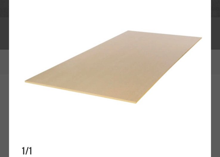 MDF plaat,  MDF hout, Doe-het-zelf en Verbouw, Ophalen, Minder dan 25 mm, Zo goed als nieuw, Plank