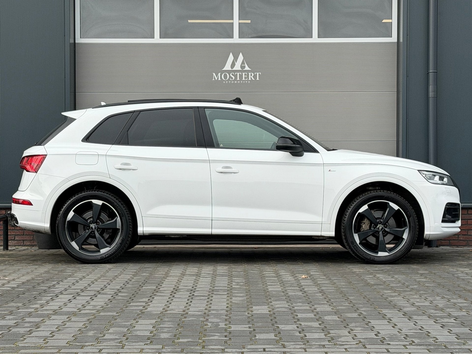 Audi Q5 45 TFSI/245pk quattro S edition|2020|S-line|Dealer|P, Auto's, Automaat, Gebruikt, 4 cilinders, Wit