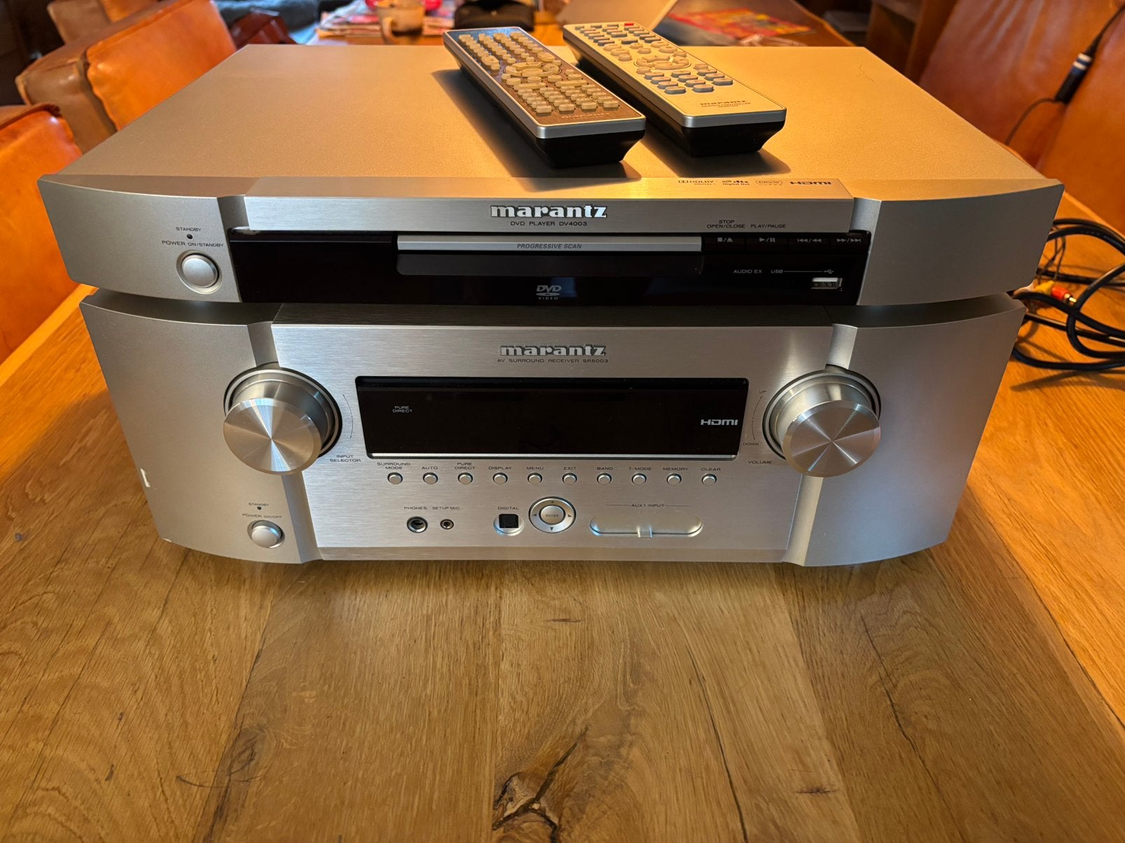 Marantz SR5003 en Marantz DV4003, Zo goed als nieuw, 60 tot 120 watt, Ophalen, Marantz