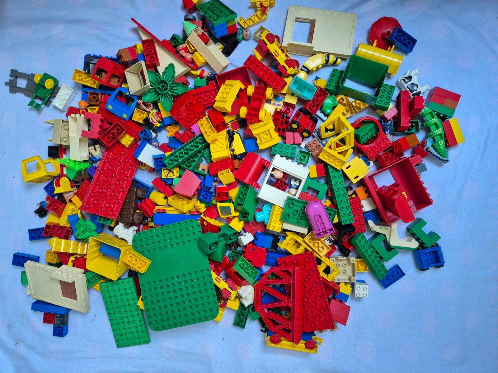 Grote partij DUPLO- 12 kg speelplezier!, Ophalen, Gebruikt, Inclusief minifiguren, Duplo