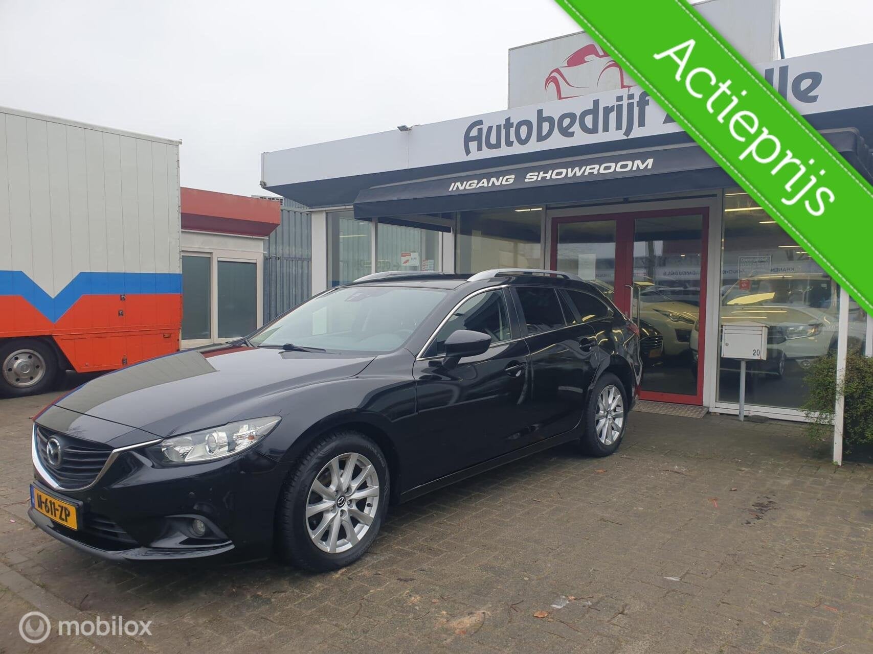 MAZDA 6 SPORTBREAK 2.0 HP TS+|NAVI|STOELVERWARMING|NAP|PDC|, Auto's, Gebruikt, 680 kg, 4 cilinders, 6 sportbreak