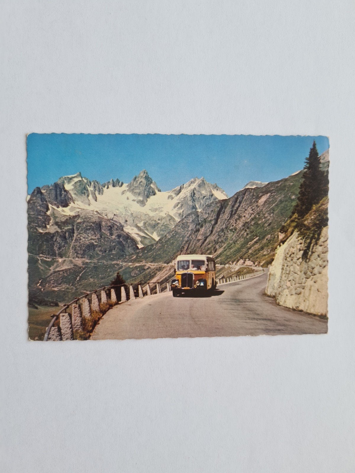 Zwitserland  - Autobus - PostAuto -1, Verzamelen, Ophalen of Verzenden, Ongelopen, Overig Europa