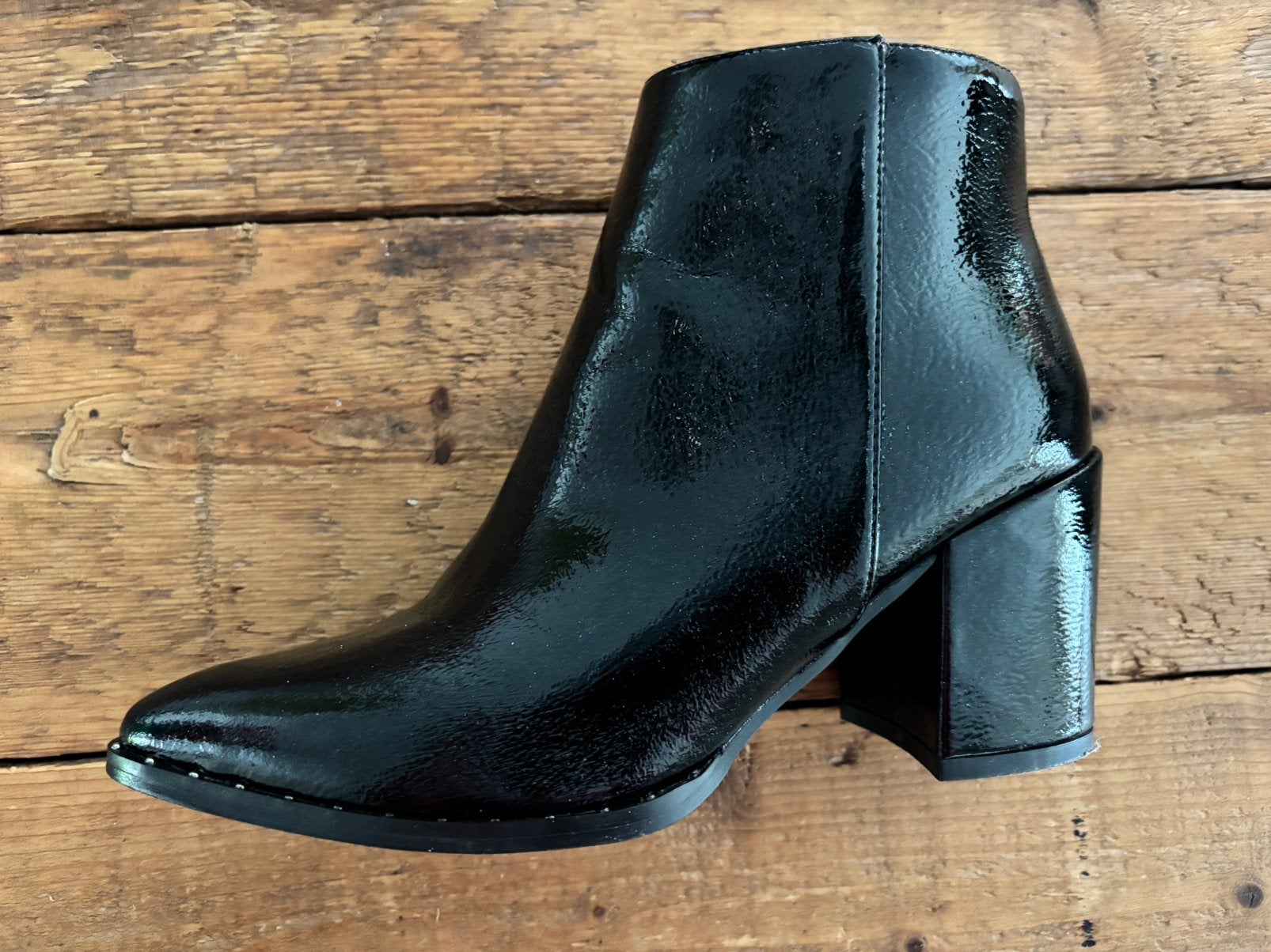 Enkellaarsjes Poelman 38, Kleding | Dames, Zwart, Lage of Enkellaarzen, Ophalen of Verzenden, Zo goed als nieuw