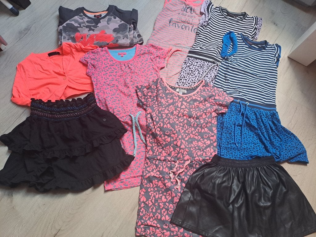 Kledingpakket meisje maat 128 / 134, Ophalen of Verzenden, Gebruikt, Maat 128