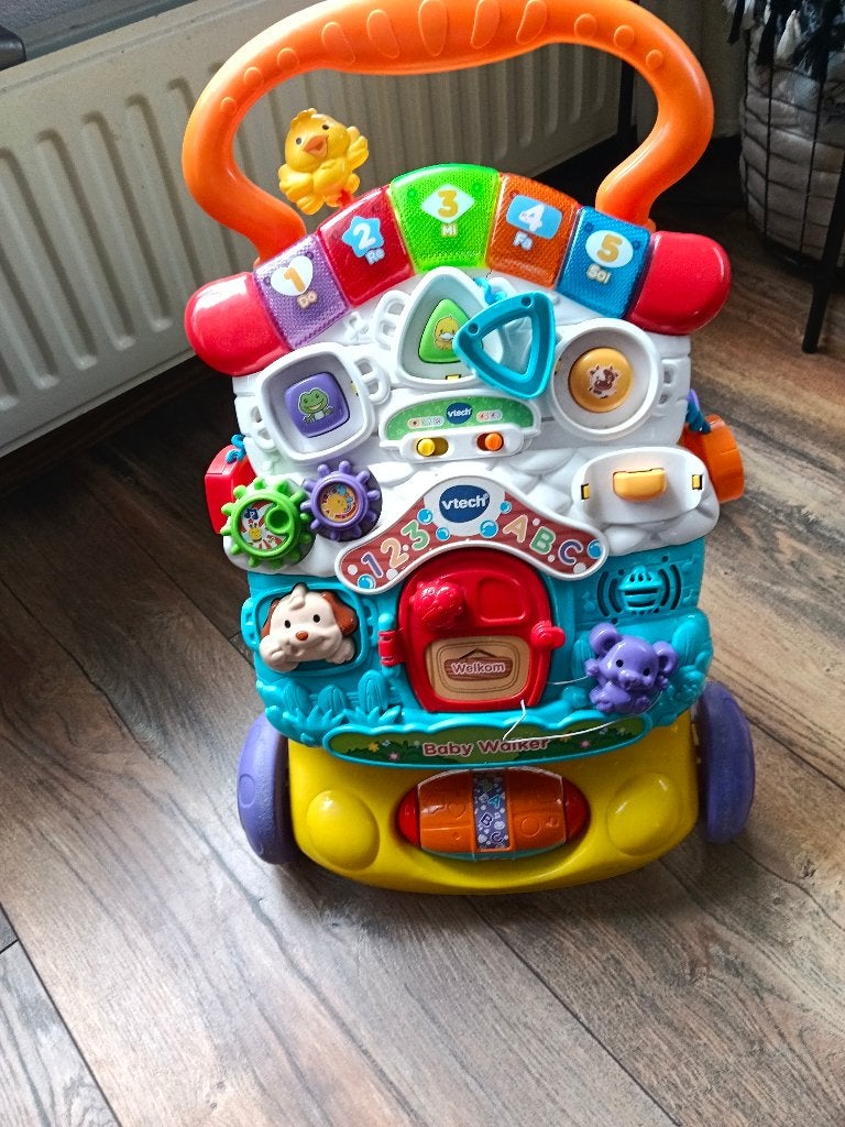 Vtech baby walker, Kinderen en Baby's, Speelgoed | Babyspeelgoed, Ophalen, Gebruikt, Overige typen, Met licht