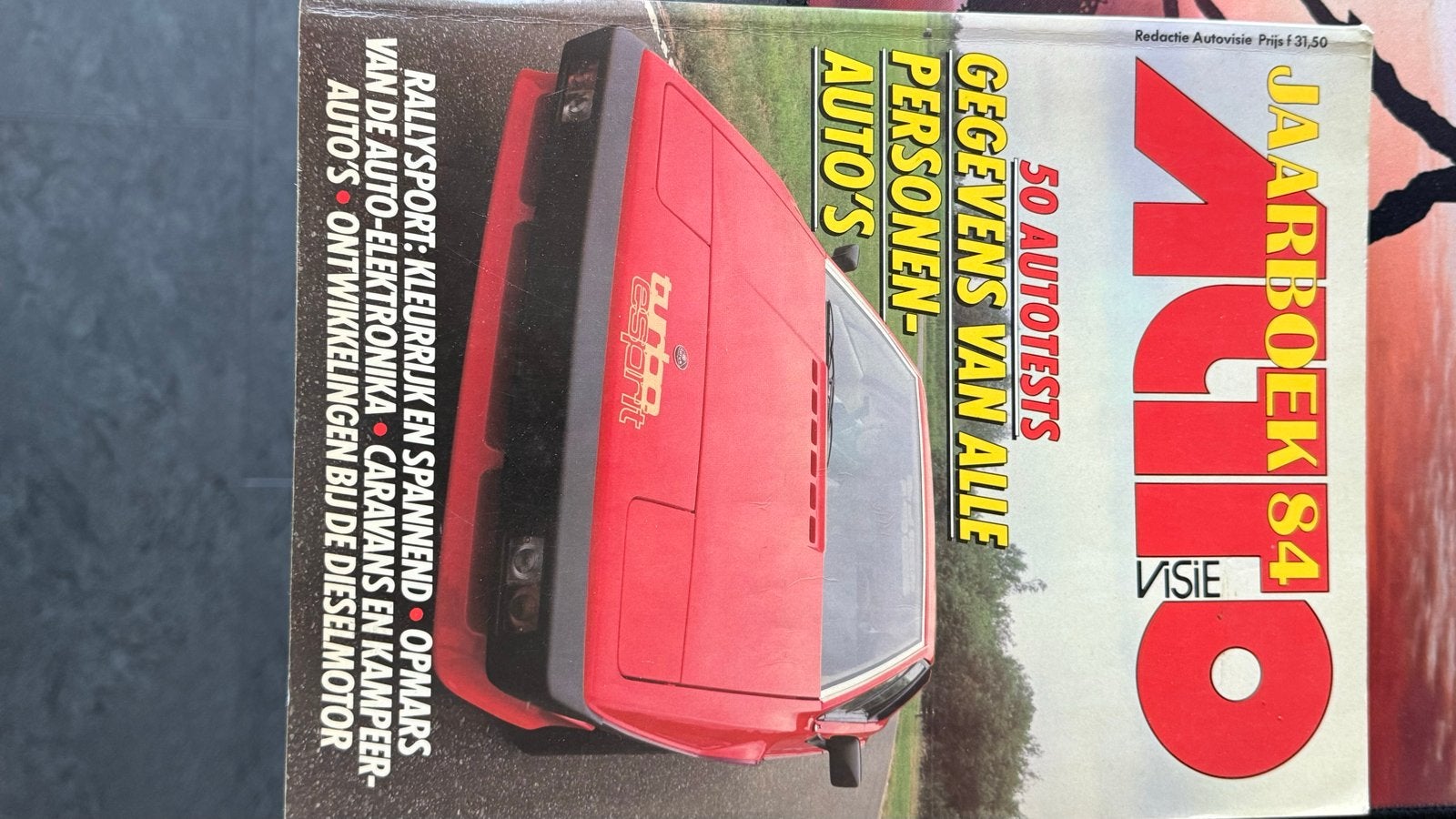 Autovisie Jaarboek 1984 - 50 Autotests & Gegevens, Ophalen of Verzenden, Gelezen, Algemeen