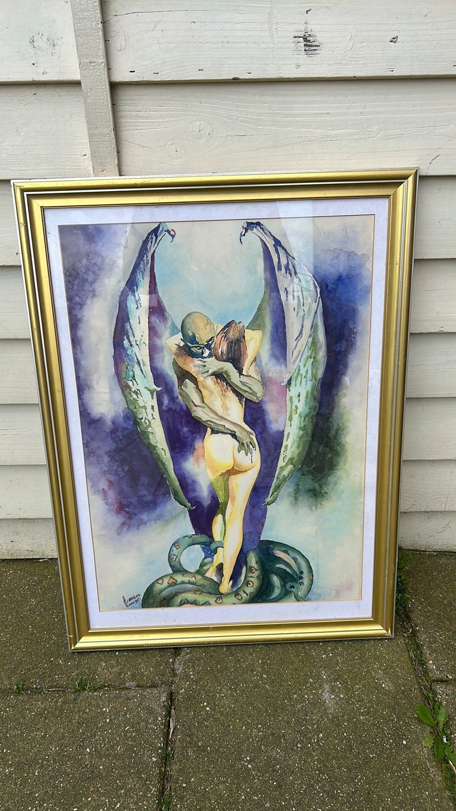 Demon Lover Boris Vallejo replica, Ophalen