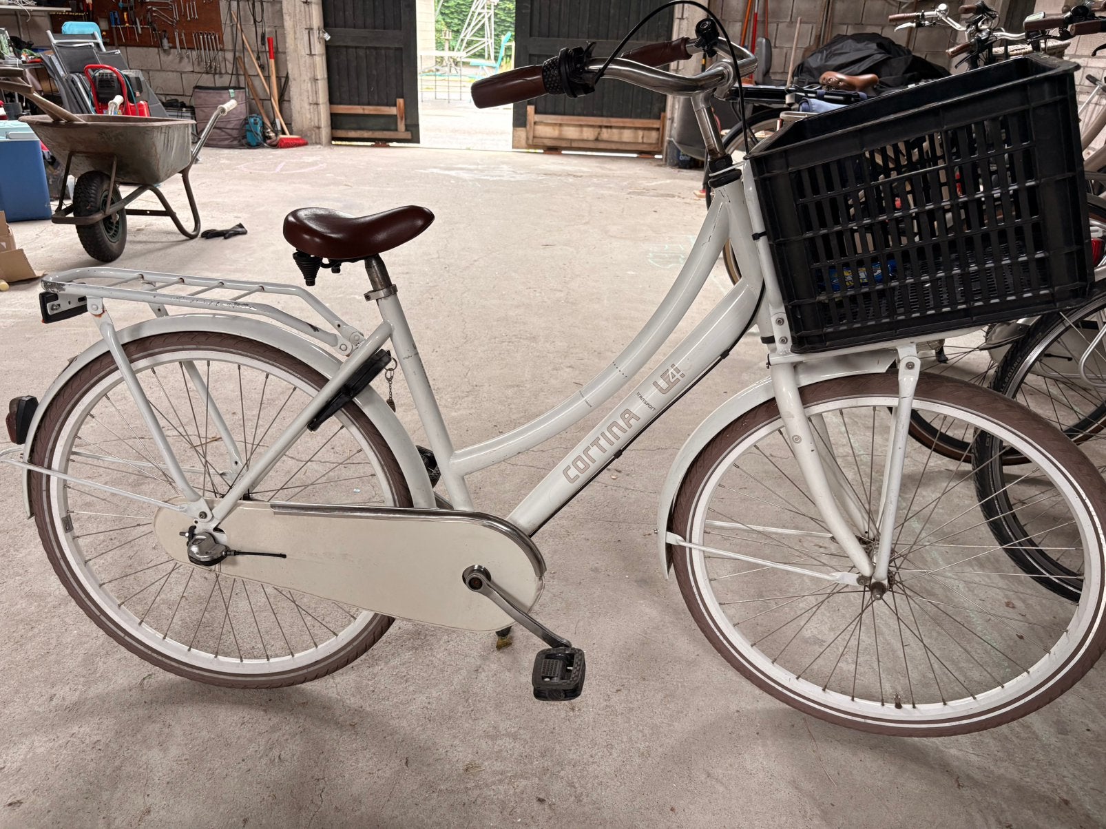 Cortina U4 24 inch meisjesfiets, Ophalen, Gebruikt, Terugtraprem, 20 inch of meer