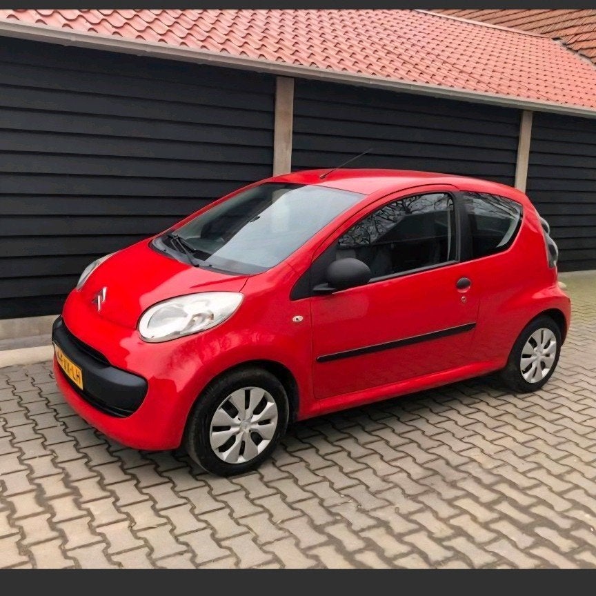 Citroën C1 1.0 3-DRS 2007 Rood Nieuwe APK 07-2027, Voorwielaandrijving, 4 stoelen, 68 pk, Origineel Nederlands