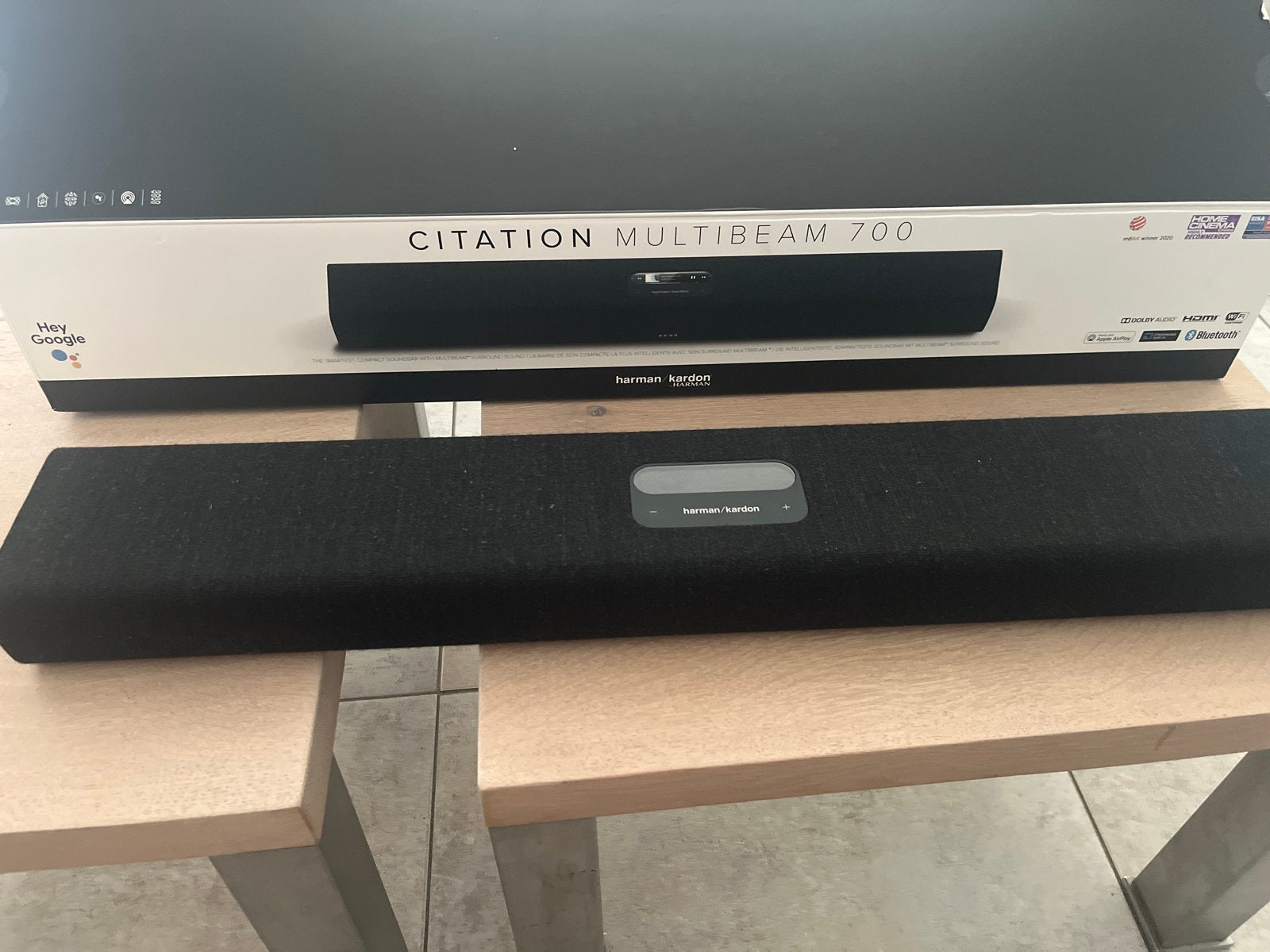 Harman Kardon Citation Multibeam 700 Soundbar, Ophalen of Verzenden, Bluetooth, Zo goed als nieuw