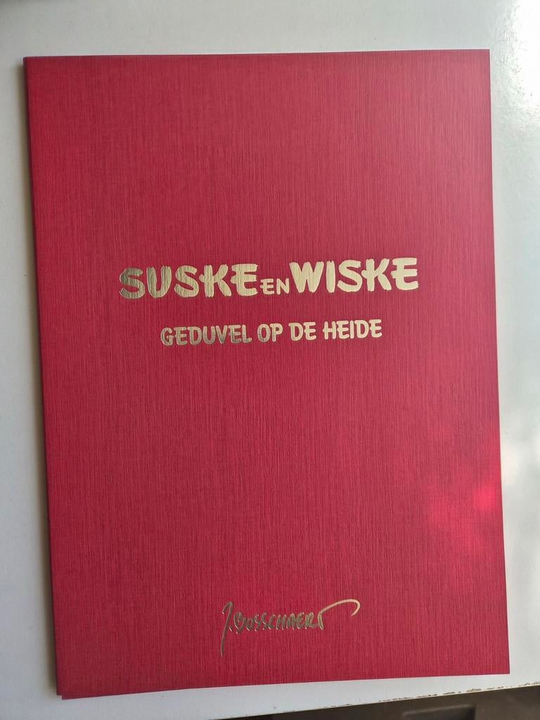 Suske en Wiske Portfolio Geduvel op de Heide - Gesigneerd, Boeken, Complete serie of reeks, Nieuw, Ophalen of Verzenden, Jan Bosschaert