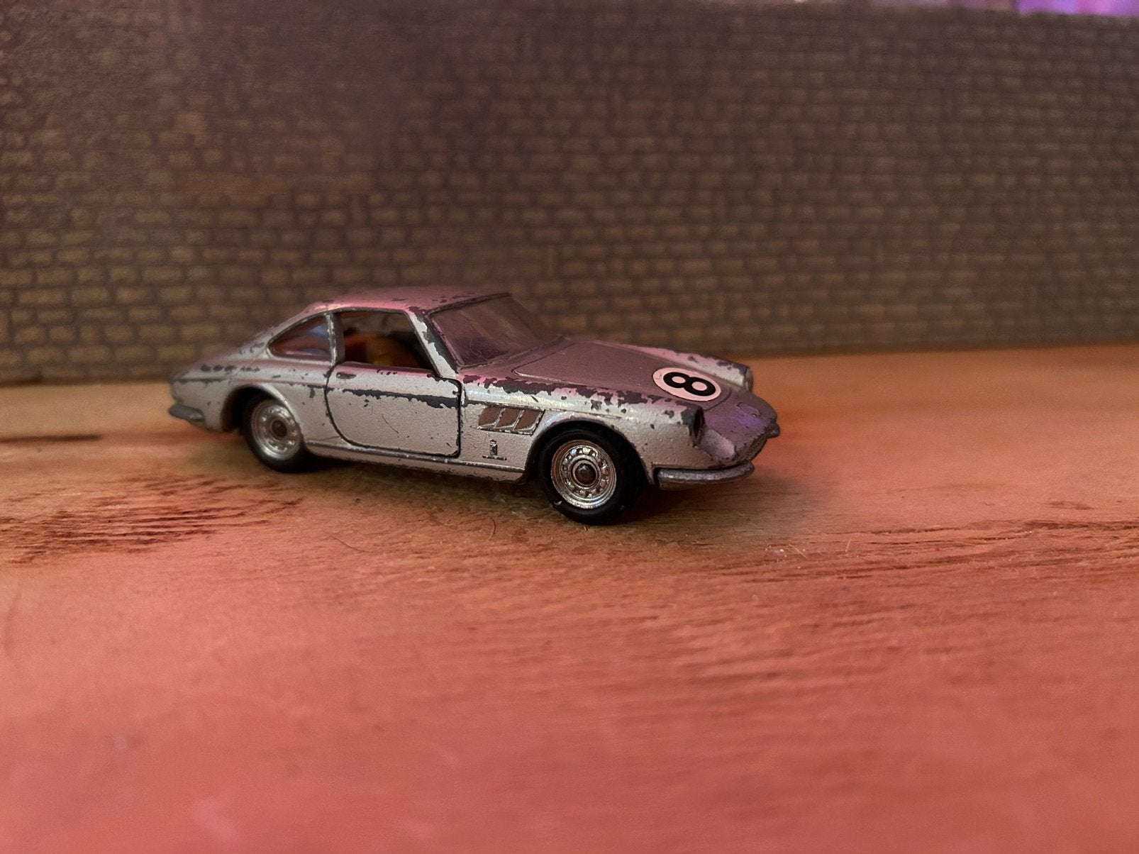 Politoys Ferrari 330 GTC, Hobby en Vrije tijd, Ophalen of Verzenden, Zo goed als nieuw, Auto, Overige merken
