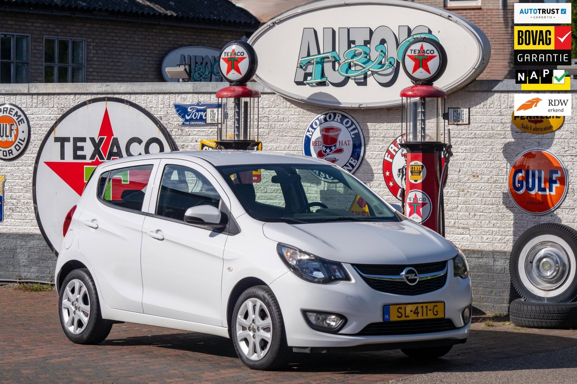 Opel KARL 1.0 ecoFLEX Edition 2e Eigenaar +NAP NL-auto, Stof, Gebruikt, Euro 6, Wit