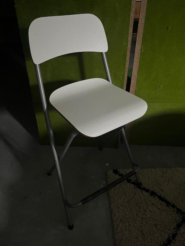 Ikea klapbare barkruk, Met voetsteun, 60 tot 90 cm, Ophalen of Verzenden, Zo goed als nieuw