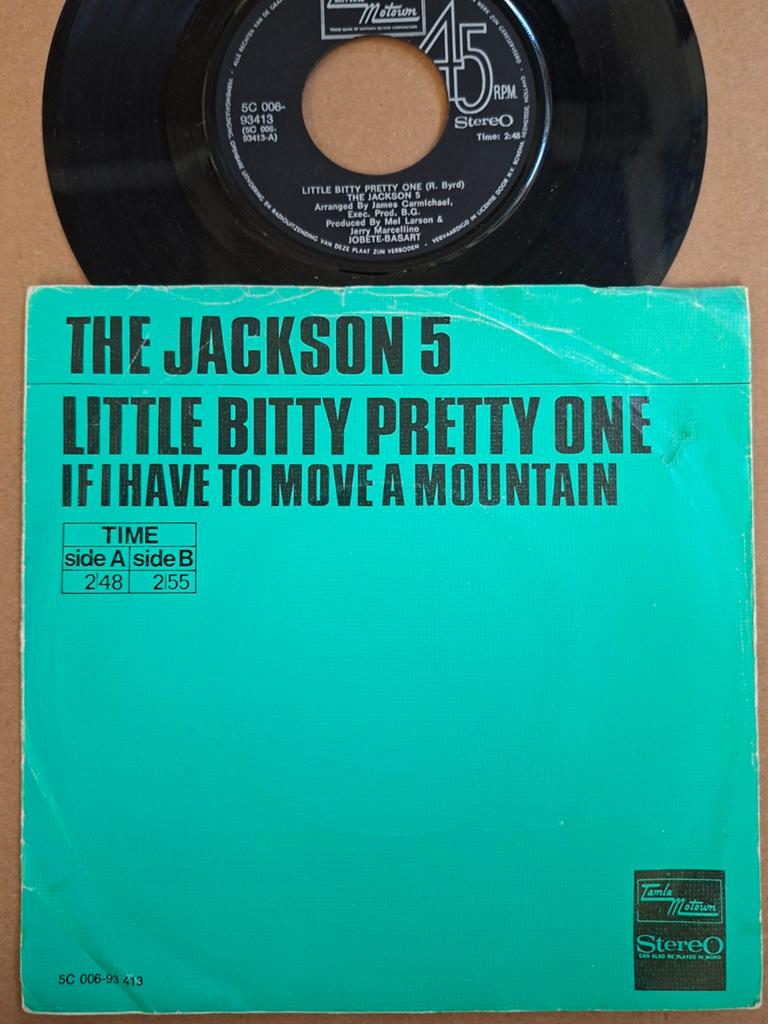 Single Michael Jackson - Little Bitty Pretty One   1972, Cd's en Dvd's, Vinyl Singles, Ophalen of Verzenden, Zo goed als nieuw