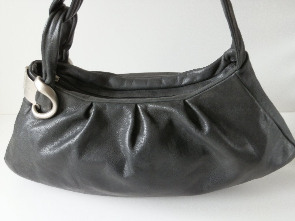 Renato Angi damestas . Leer ., Sieraden, Tassen en Uiterlijk, Ophalen of Verzenden, Zo goed als nieuw, Overige kleuren, Handtas