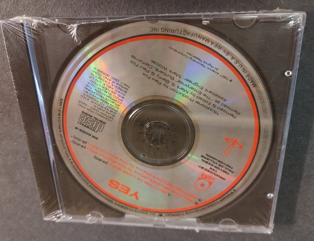 Yes - PROMO CD Rhythm of Love 3 versions GESEALED 1987 USA, Verzenden, Nieuw in verpakking, Pop, Eerste persing