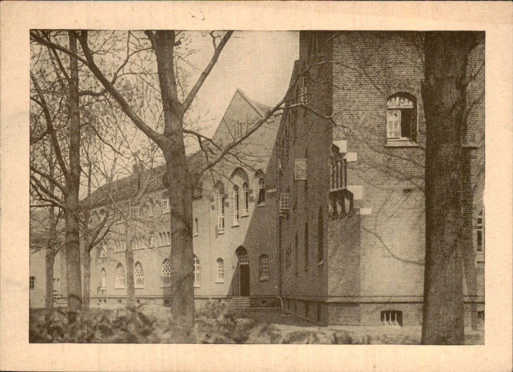 Oosterhout - St. Paulus Abdij - Vooraanzicht, Ophalen of Verzenden, 1940 tot 1960, Gelopen, Noord-Brabant