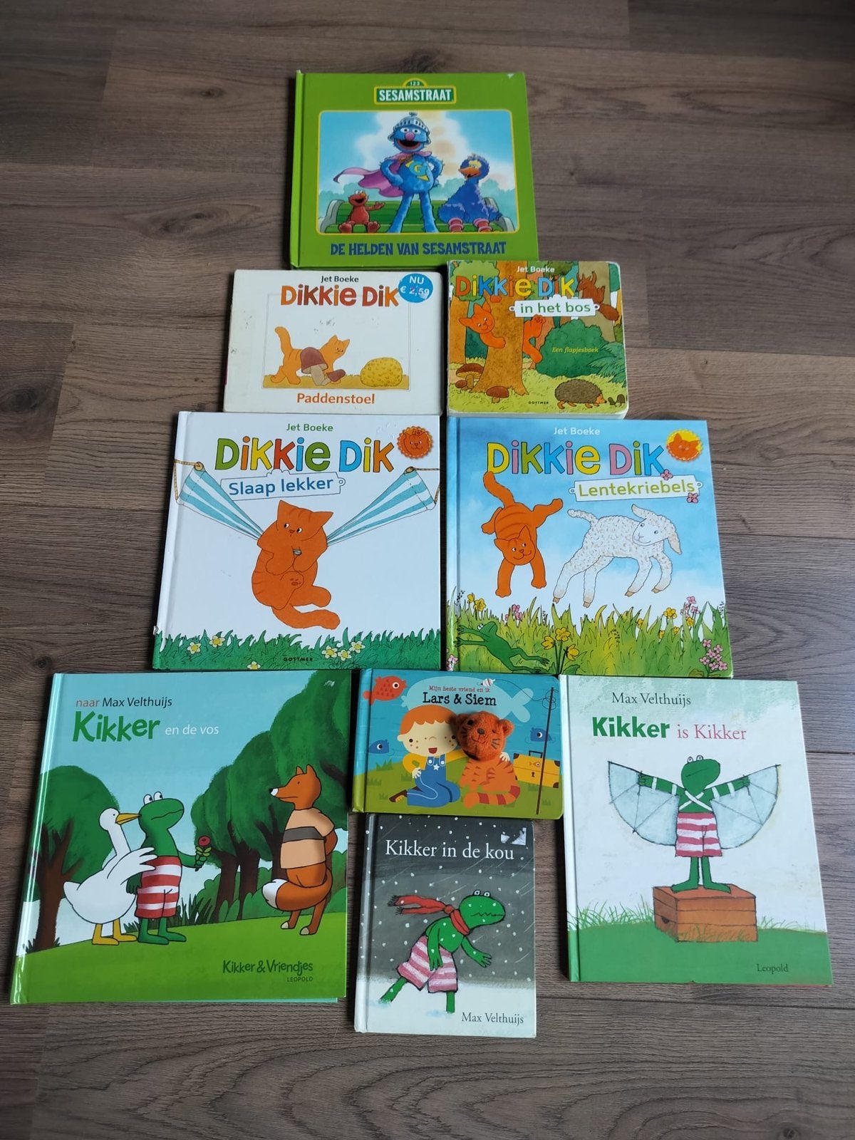 Grote collectie kinderboeken: Dikkie Dik, Kikker, Nijntje en, Ophalen, Zo goed als nieuw, Fictie algemeen