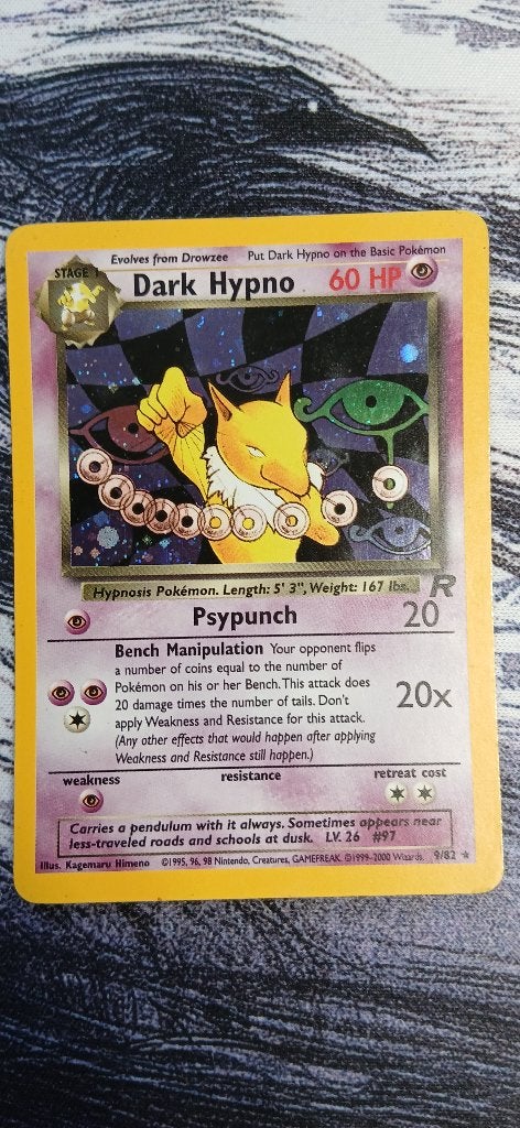 Dark Hypno Rocket, Ophalen of Verzenden, Zo goed als nieuw, Losse kaart, Foil