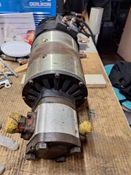 Elektromotor met Bosch hydropomp, Ophalen of Verzenden, Gebruikt, Elektromotor, 1400 tot 1800 rpm