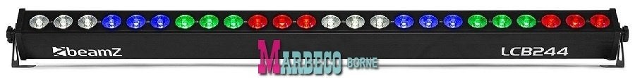 LED Bar, Lichtbalk, effect 24x 4W, 4-in-1 RGBW LEDs, LCB244, Info@marbeco.com, Geluidgestuurd, Nieuw, BeamZ