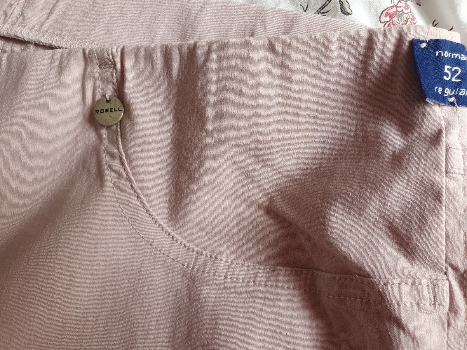 Robell 7/8 broek roze maat 52, Robell, Ophalen of Verzenden, Zo goed als nieuw, Roze