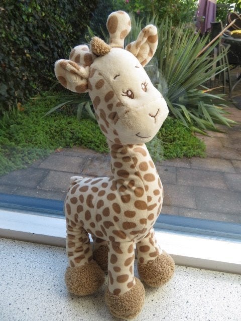 Giraffe of giraf merk Toys van Wibra meet ca 45 cm totaal, Giraf, Ophalen of Verzenden, Zo goed als nieuw, Middelgroot (20 tot 80 cm)