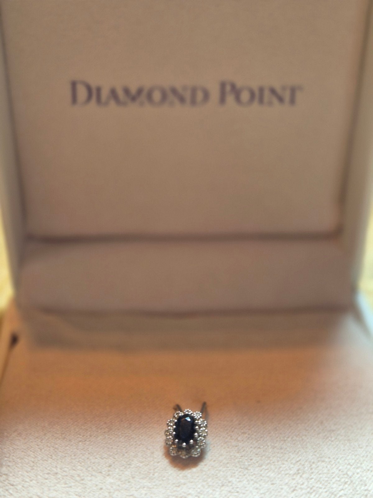 Diamond Point hanger Lady Di stijl, Verzenden, Zo goed als nieuw, Goud, Overige typen