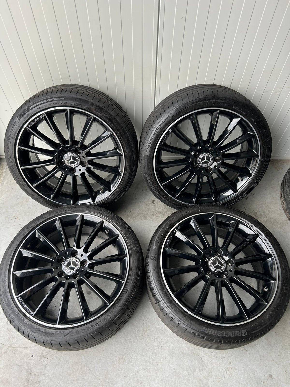 Originele Mercedes Benz A B C CLA AMG W117 5x112 19 Inch, Auto-onderdelen, Banden en Velgen, 19 inch, Banden en Velgen, Ophalen of Verzenden