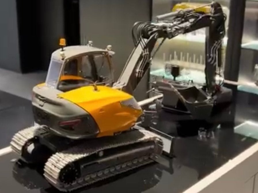 Mecalac rupskraan Lesu RC 1/14 BouwKit, Ophalen of Verzenden, Nieuw, Overige schalen, Onderdeel
