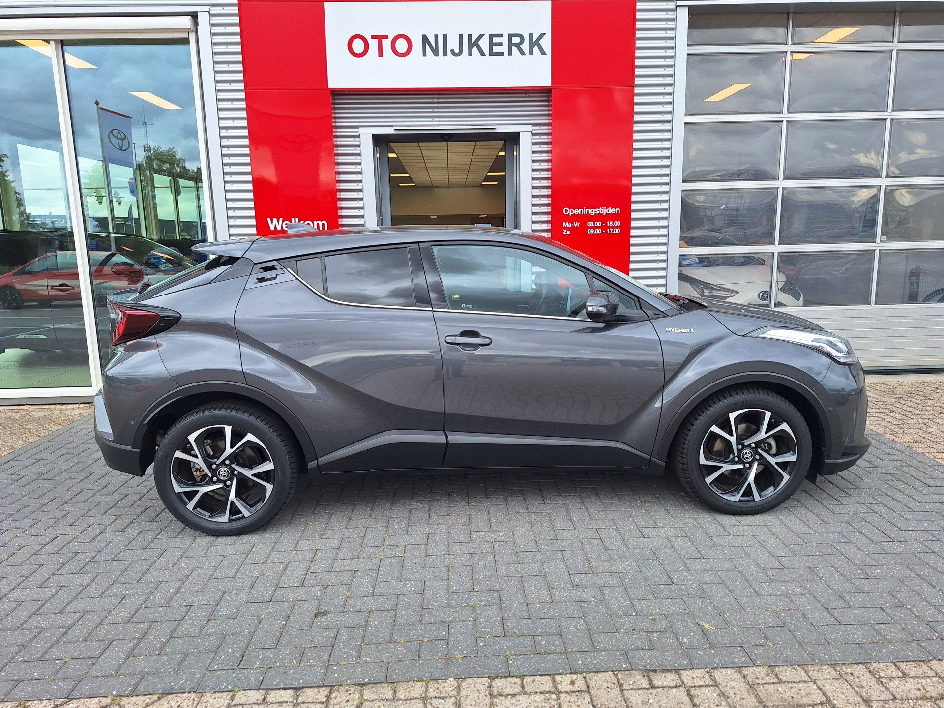 Toyota C-HR 1.8 Hybrid Style Limited (bj 2021, automaat), Auto's, 12 maanden, Stof, Euro 6, 4 cilinders