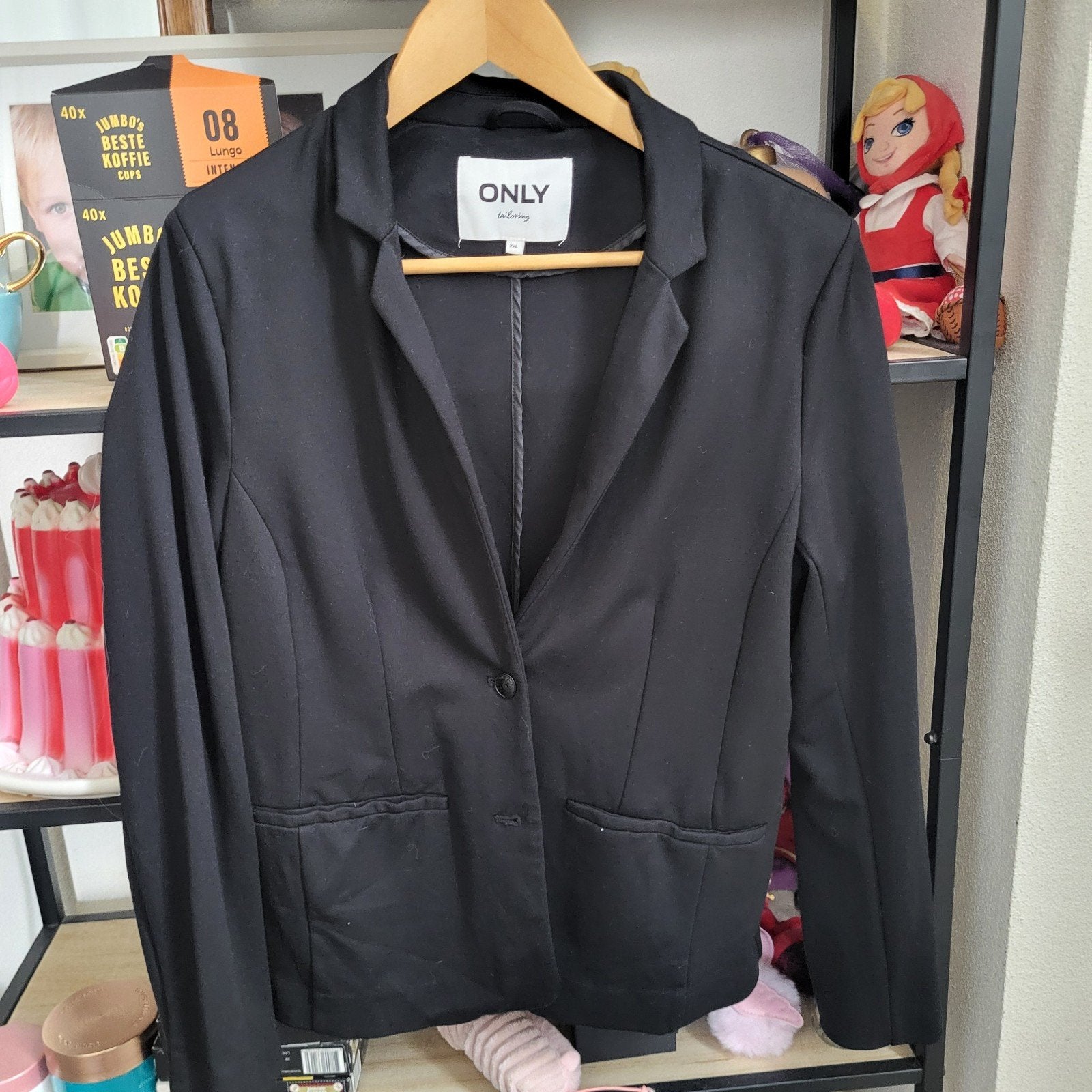 only blazer zwart xxl, Ophalen of Verzenden, Zo goed als nieuw, Maat 46/48 (XL) of groter, Zwart