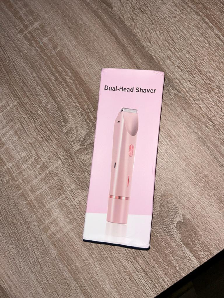 Nieuwe Roze Dual-Head Shaver / Tondeuse - Ongebruikt, Ophalen of Verzenden, Nieuw, Tondeuse