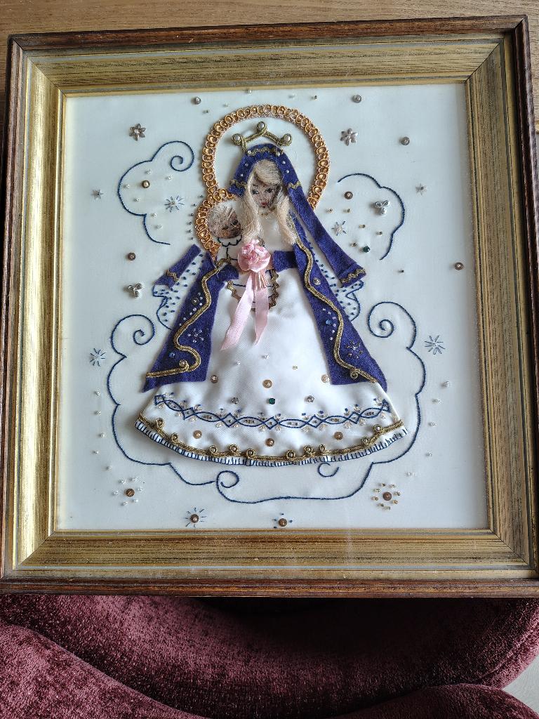 Mooi schilderij van Maria uniek gemaakt., Ophalen