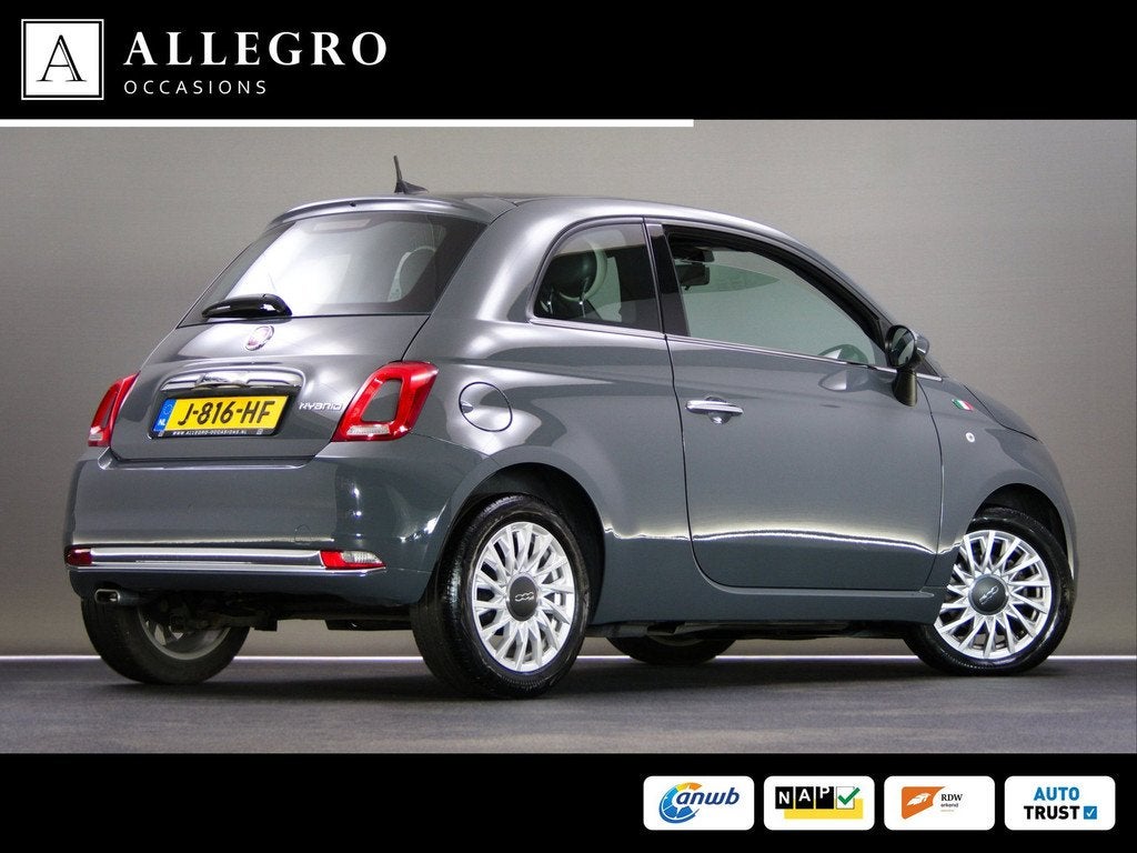 Fiat 500 1.0 Hybrid Star (PANORAMADAK, CRUISE CONTROL, SPORT, Auto's, Fiat, Voorwielaandrijving, 4 stoelen, Leder en Stof, Origineel Nederlands