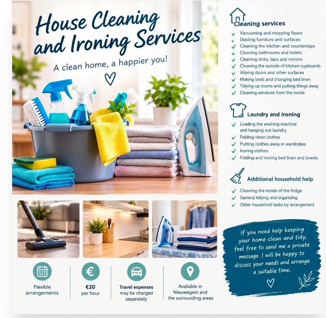 ** House Cleaning and Ironing Services Available ** (m2458126219 ...