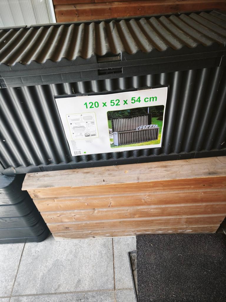 Grote kunststof opbergbox 120x52x54 cm, Tuin en Terras, Ophalen