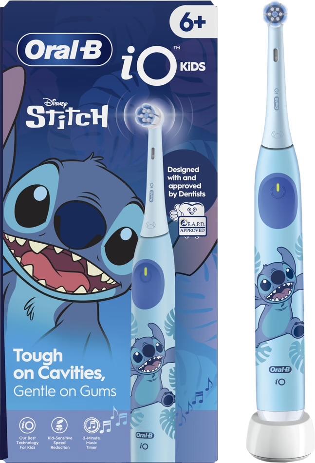 Oral-B iO Kids Disney Stitch Elektrische Tandenborstel, Ophalen of Verzenden, Zo goed als nieuw