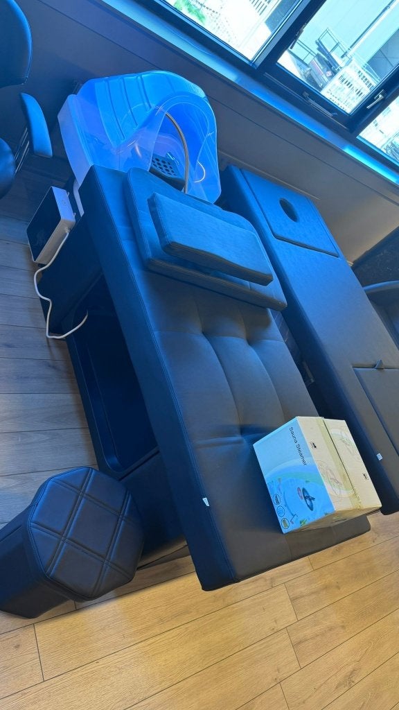 KORTING Japanse Head Spa Kappers Kapsalon Groothandel, Huis en Inrichting, Stoelen, Overige materialen, Zwart, Nieuw, Ophalen of Verzenden
