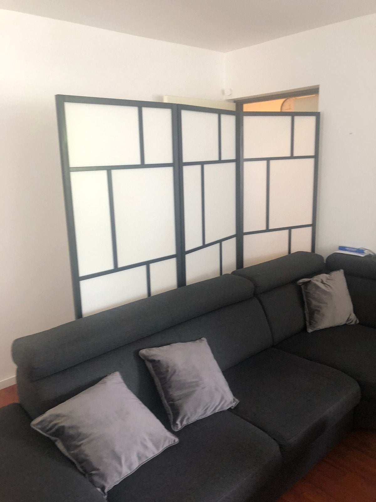 Paravent 3 delig, Ophalen, Zo goed als nieuw, Eenpersoons, 90 cm
