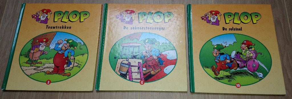 Kabouter Plop deel 3, 5 en 10, Ophalen of Verzenden, Gelezen, Fictie algemeen