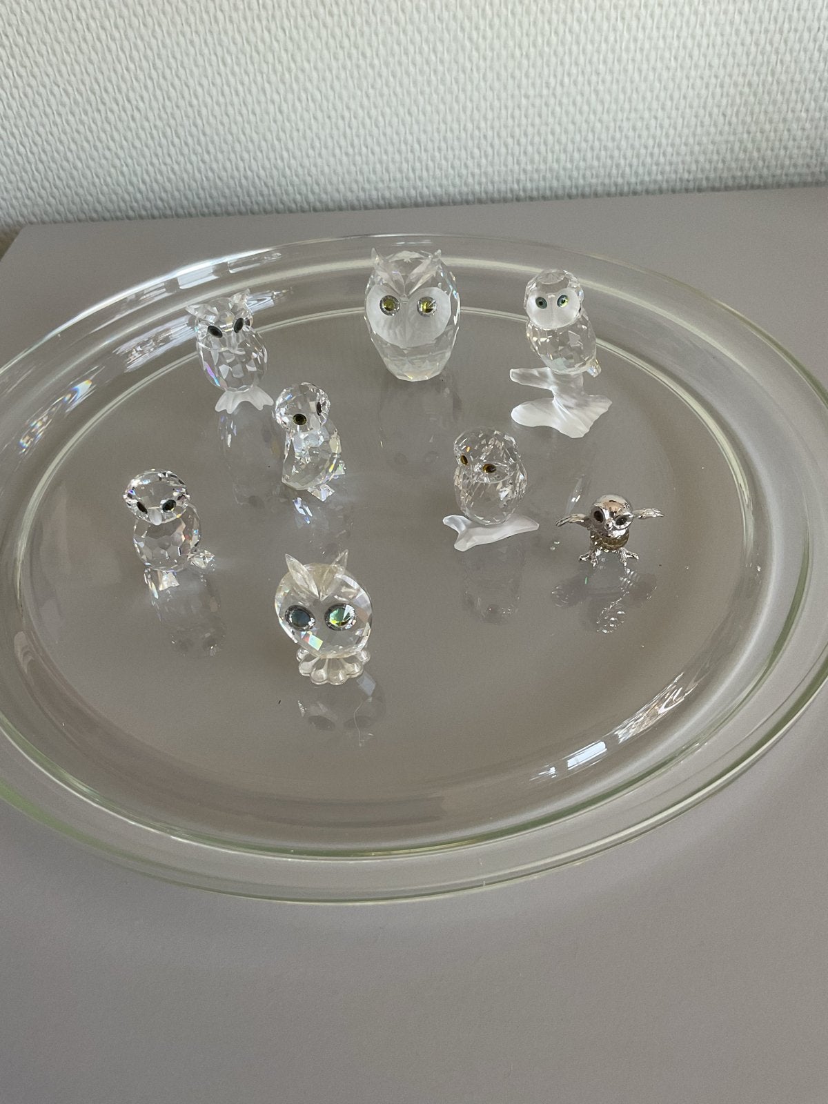 8 Swarovski uiltjes, puntgaaf., Verzamelen, Verzenden, Nieuw, Figuurtje