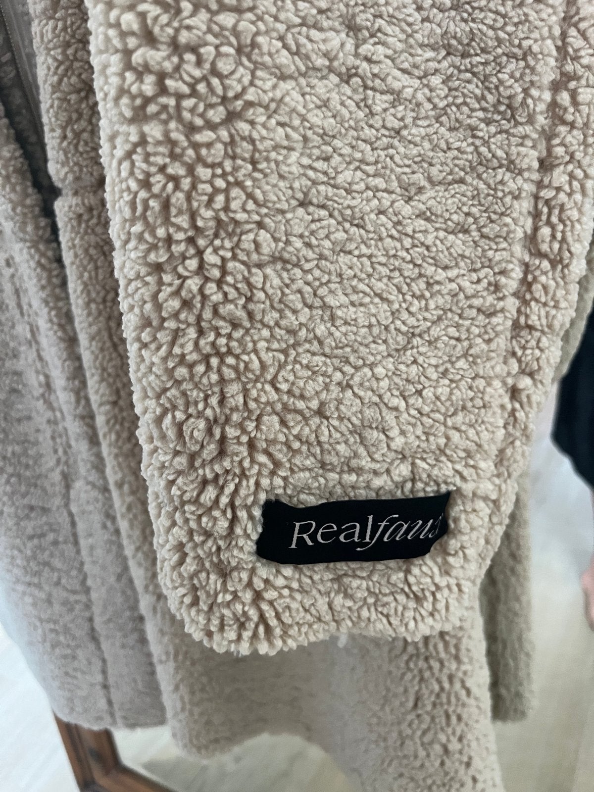 Rino&Pelle Lammy Coat - Nieuw met kaartje - Maat 48, Ophalen, Nieuw, Maat 46/48 (XL) of groter, Beige